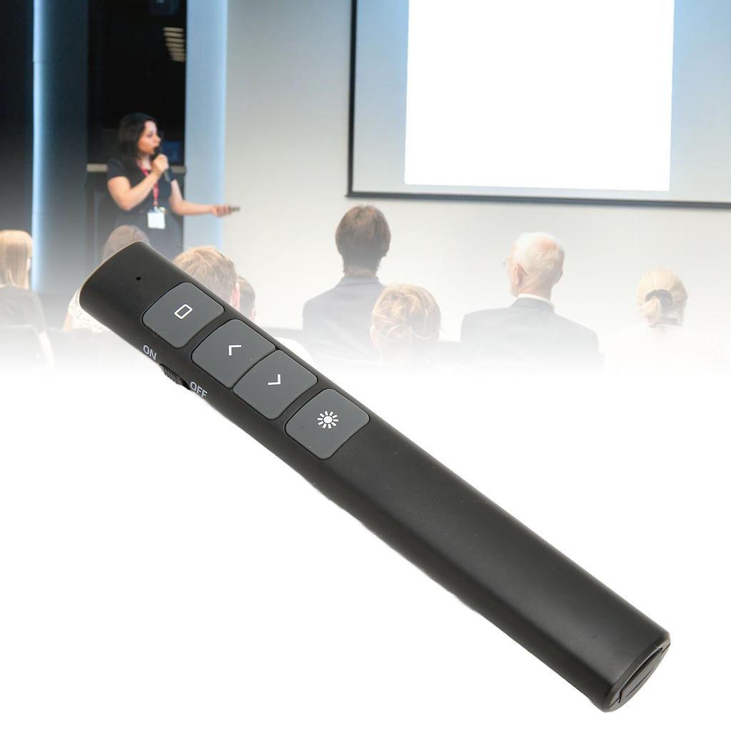 Презентационный кликер 2,4G RF чип ABS силиконовые кнопки портативный Plug and Play беспроводной пульт дистанционного управления Presenter для офиса