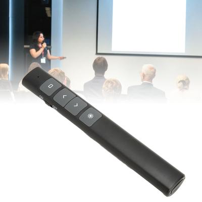 Презентационный кликер 2,4G RF чип ABS силиконовые кнопки портативный Plug and Play беспроводной пульт дистанционного управления Presenter для офиса