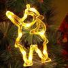 Christmas Lights Polaris Star Hanging Ornament LED Lights 3 AAA Battery Operated for Xmas Party Bedroom Winter New Year Outdoor Decor