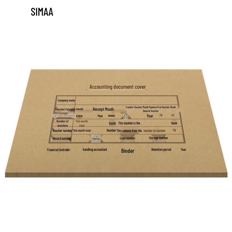 SIMAA A4 Accounting Voucher Covers