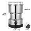 Stainless Steel Milling Machine Multipurpose Electric Coffee Bean Grinding Tool for Seeds Spices Herbs Nuts Coffee Weed Grinder