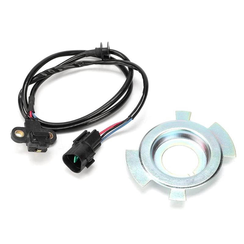 Crank Angle Sensor MD348238 MD342826 for L200 1996-2007 Replacement Crank Position Sensor with Vane Plate