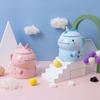 Unicorn Ceramic Water Cup Dinosaur Shaped Mug with Cover Spoon Creative Hand Painted Cartoon Super Cute Super Cute Personality