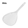 1Pcs Skimmer Food Straining Spoon Anti-scald Colander Strainer Portable Plastic Spoon