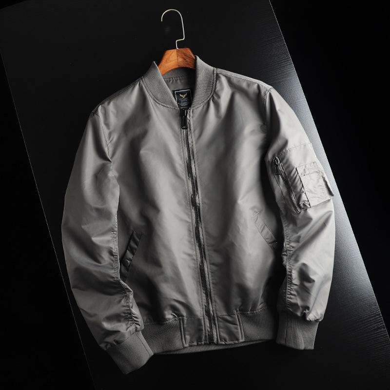 Куртка большого размера весна и осень куртка пилота ВВС MA1 бейсбольная форма рабочая утолщенная куртка с хлопковой подкладкой пальто