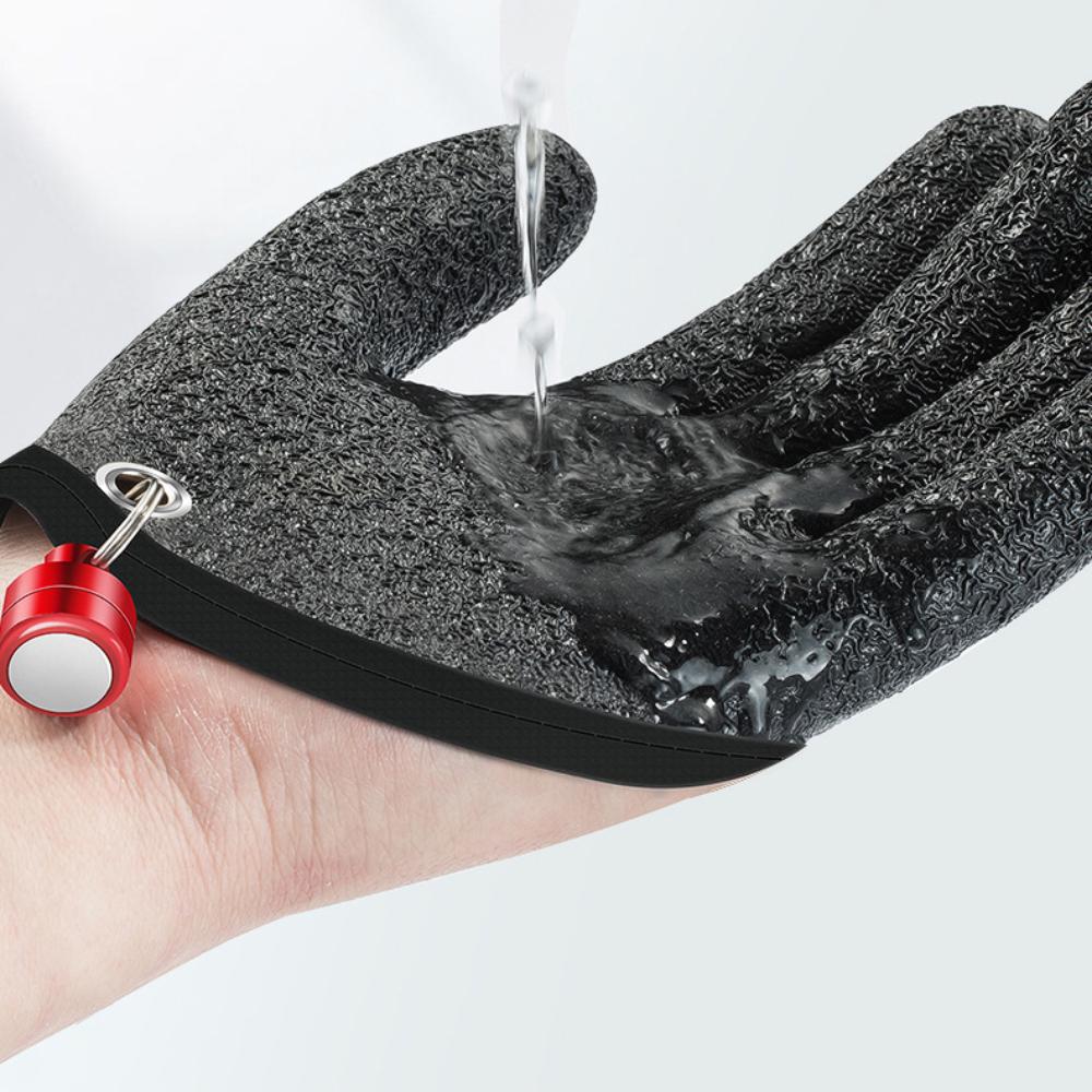 Прочные рабочие перчатки с защитой от порезов, нескользящие перчатки с полным пальцем, перчатки для ловли рыбы, перчатки для рыбалки