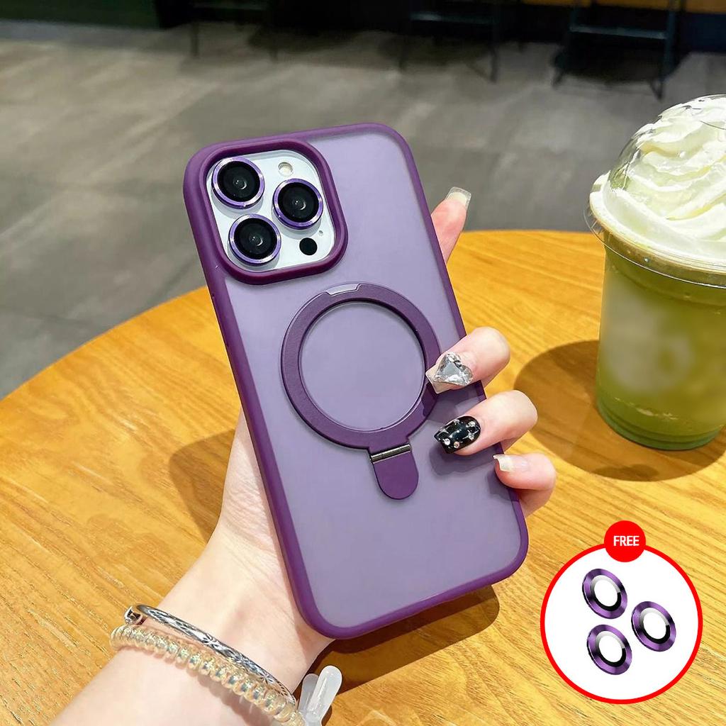 Invisible Metal Bracket Mobile Phone Case for iPhone 11 13 16 Pro Max iPhone 14 15 Pro Max 12 13 Pro Max 16 Plus 7 8 Plus 13 Pro 14 Pro