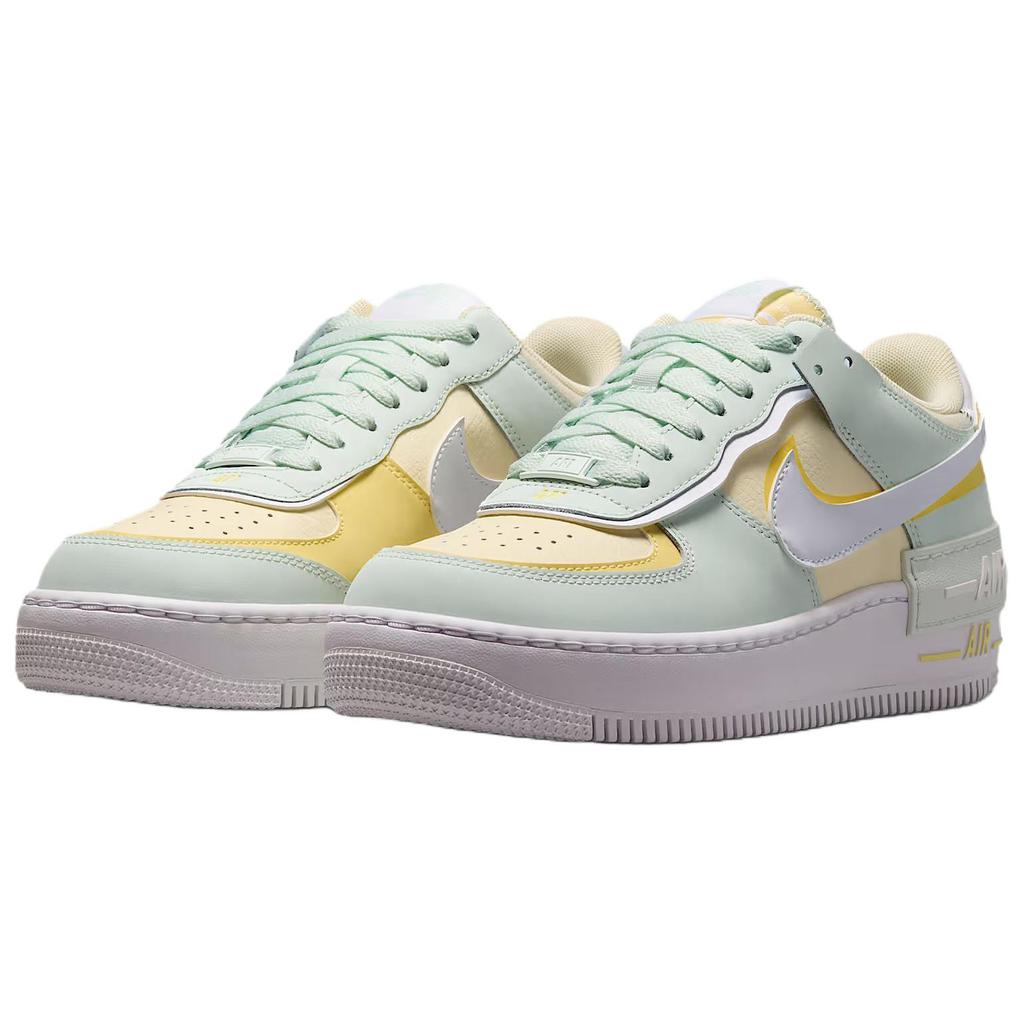 Nike Кроссовки Nike Air Force 1 Shadow Удобные Универсальные Низкие Женские Кроссовки Желтый Белый Зеленый DZ1847-301