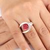 Pink Rubellite Gemstone 925 Sterling Silver Jewelry Handmade Statement Ring Gift RR-68-9