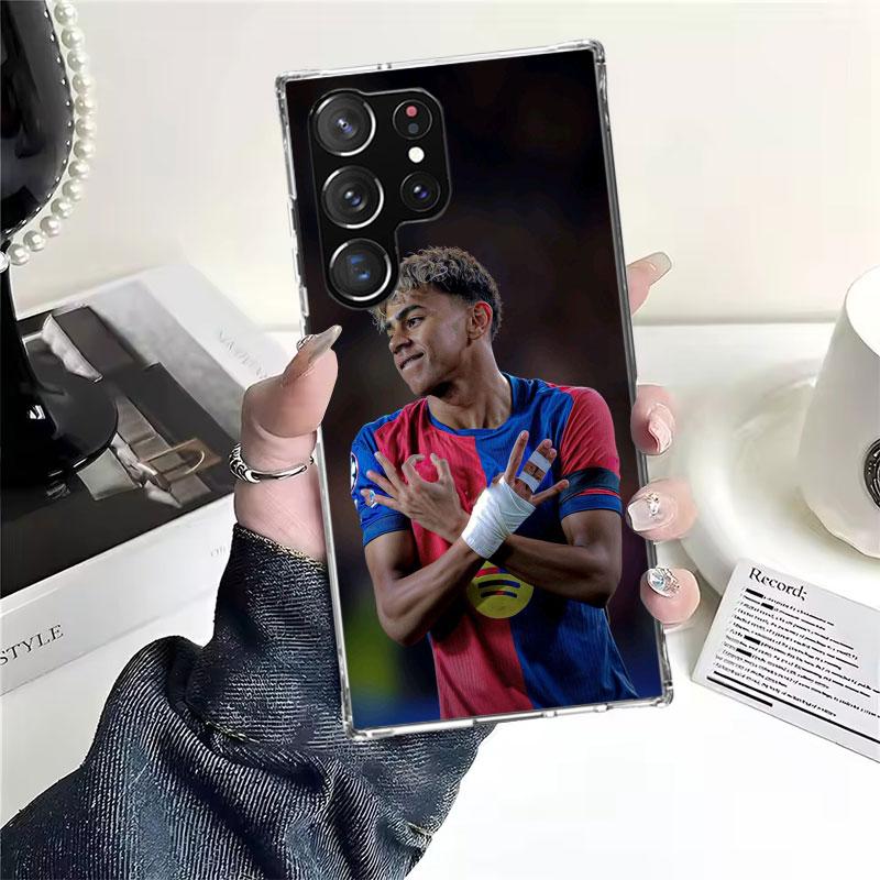 Мягкий чехол L-Lamine Y-Yamal 19 для Samsung Galaxy S22 S23 S24 S25 Edge S26 Ultra S20 FE S21 Plus + Fundas Coque Galaxy S20