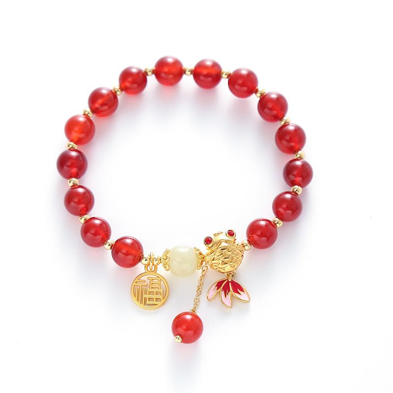 Natural Agate Braceletfashion Women Daily Jewelry Gift