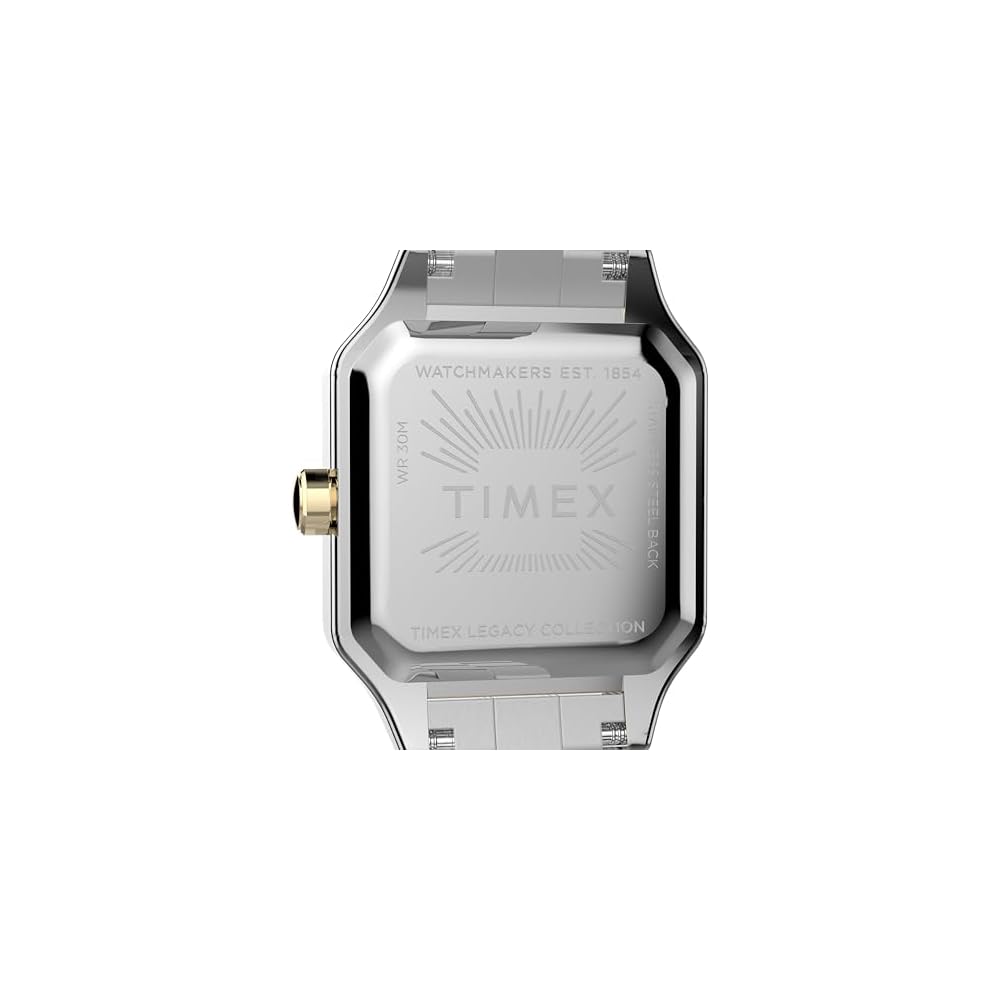 Женские кварцевые часы Timex Legacy 3ATM Водонепроницаемые Минеральное стекло Серебристый циферблат TW2Y23900