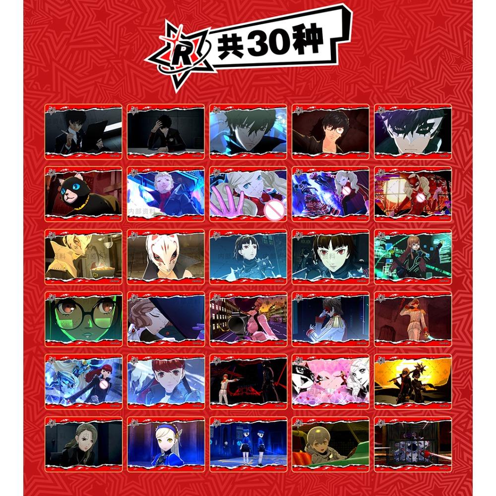 New Official Persona 5 Collection Cards Popular Game Characters Sakamoto Ryuji Takamaki An High Quality Cards Toys Gifts