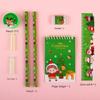 Линейка Рождественский набор канцелярских принадлежностей Блокноты для заметок Рождественские канцелярские подарки Школьный подарок