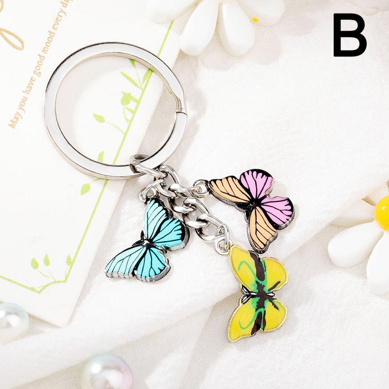 1шт сумка аксессуары бабочка брелок автомобильные брелки брелки брелок бабочка кулон