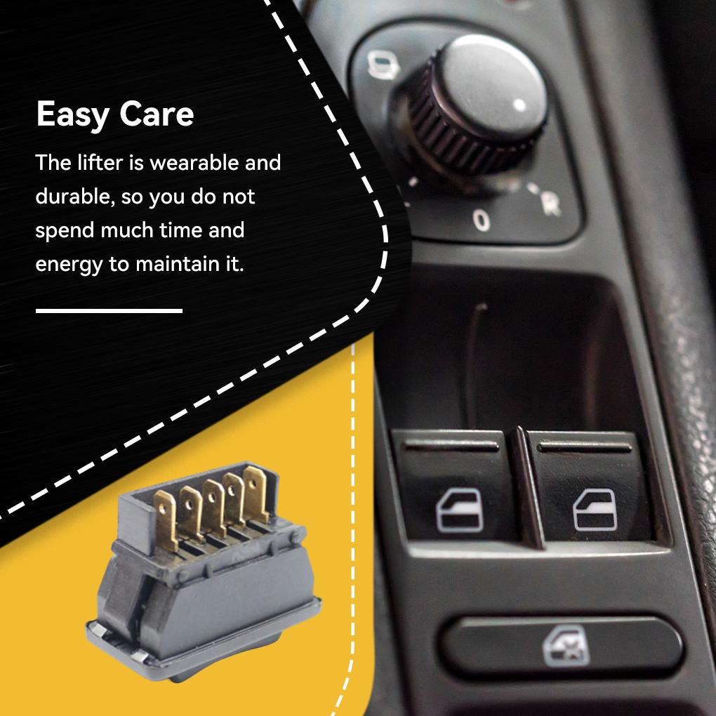 Cars Side Front Window Control Switch Interior Windows Lifter Durable Switches Automobile Accessory Wide Application