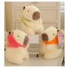 Strawberry Hat Persimmon Capybara Plush Pendant Keychain Backpack Decoration