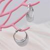 Minimalist Wire Mesh Zircon Round Hoop Earring for Women Unique Gold Color Loop Statement Party Jewelry
