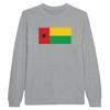 Футболка с длинными рукавами - Drapeau de la Guinée-Bissau - Gris - 100% хлопок - Coupe classique - Mixte