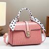 Новая сумка через плечо Stone Grain Trend Niche Patchwork Design Fashion All Hand Small Square Bag Crossbody Bag