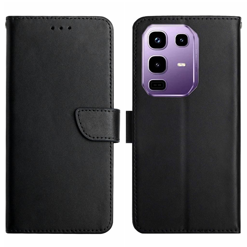 For Infinix Note 50x 5G Case Genuine Cow Leather Phone Cover Nappa Texture