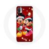 Case for Xiaomi Redmi Note 10T 5G Mickey Mouse and Minnie Mouse On Christmas Day