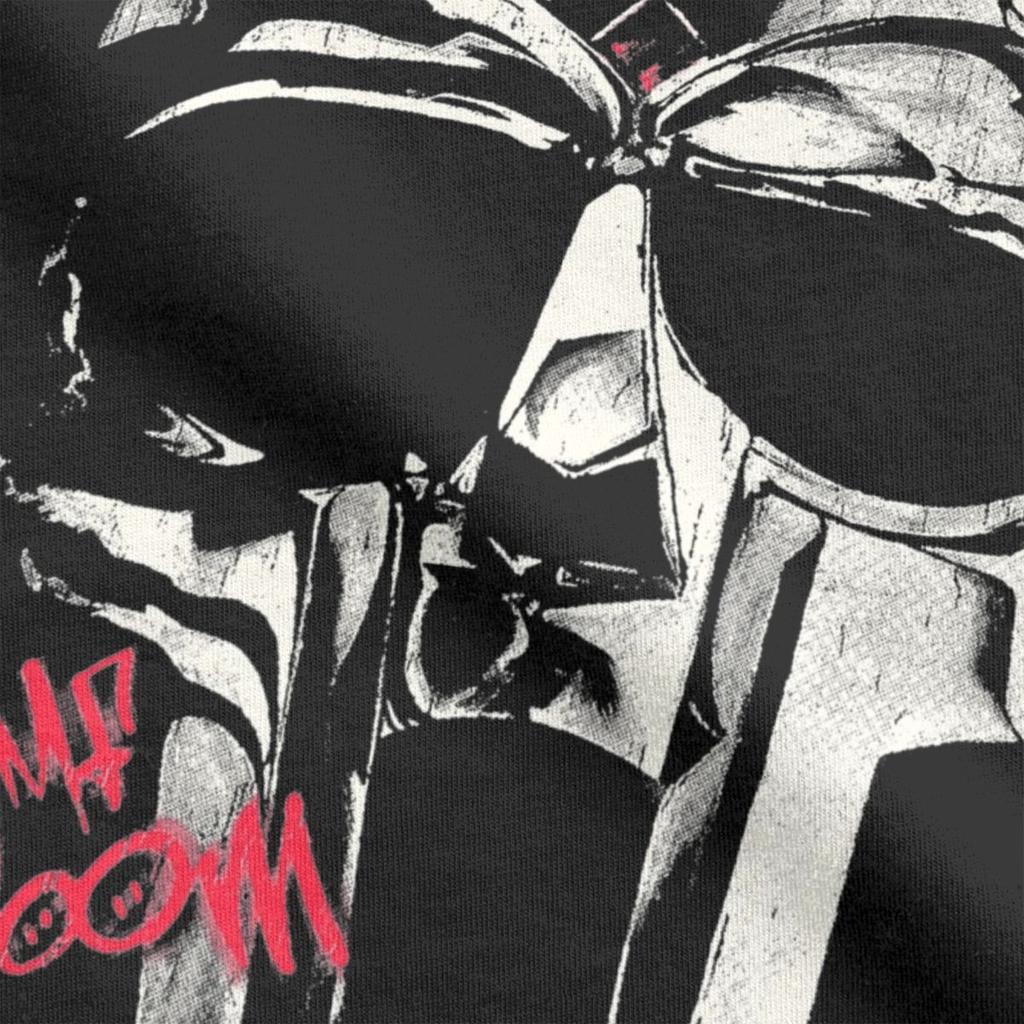 Футболка для мужчин Leisure Singer Rapper MF Dooms с круглым вырезом, хлопковые футболки с коротким рукавом, топы 6XL