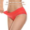 Plus Size Women's Panties Solid Colour Simple Cotton Middle Waist Trousers Lift Hips and Tighten Waist Underwear Briefs