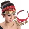 Bohemian Belly Dance Hairband Ethnic Style Head Hoop Fashion Sequin Head Chain  Stage Performance