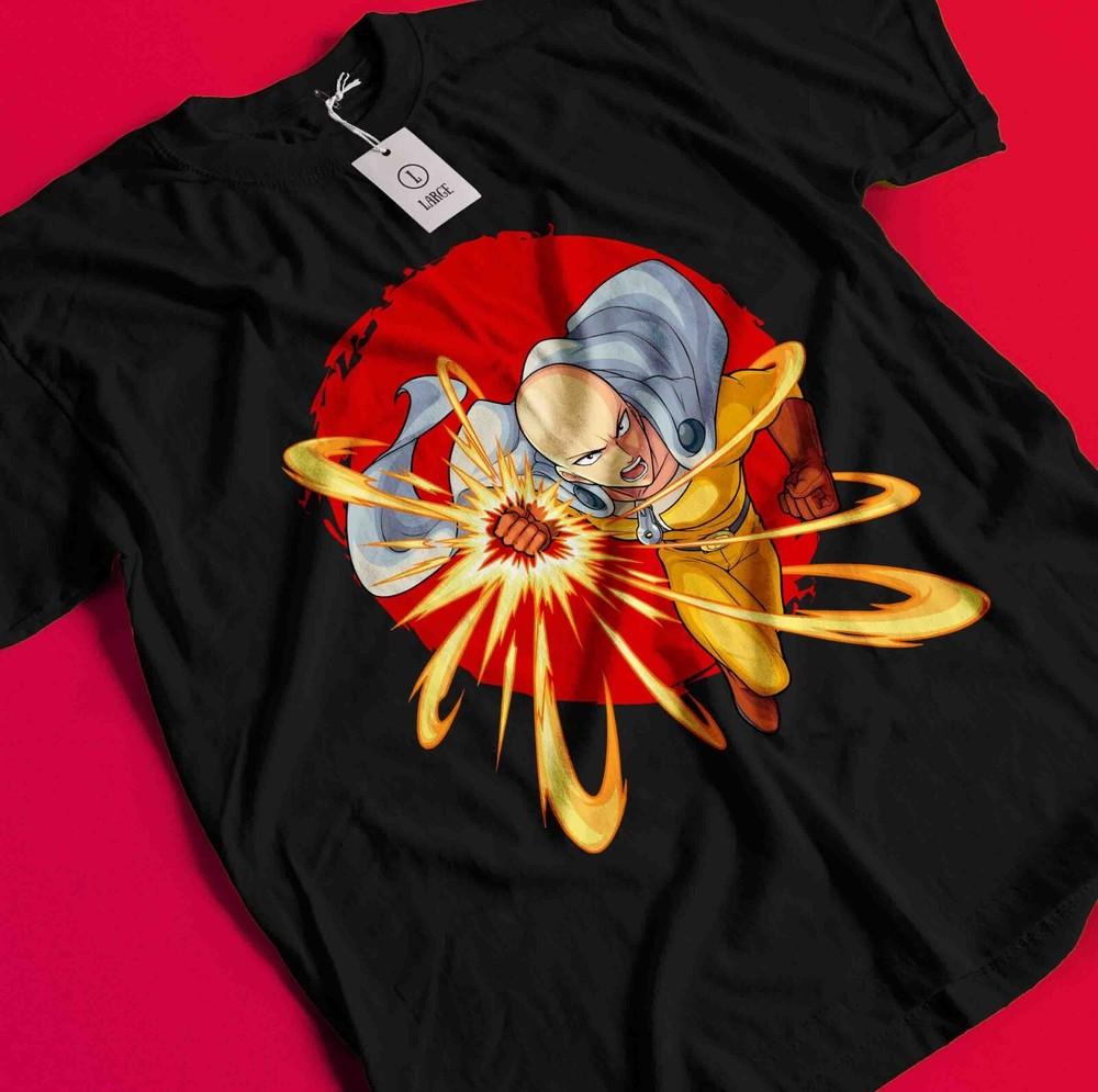 Футболка One Punch Man Футболка с Сайтамой Футболка с Гароу Фубуки Генос Аниме Манга OK Футболка BB792