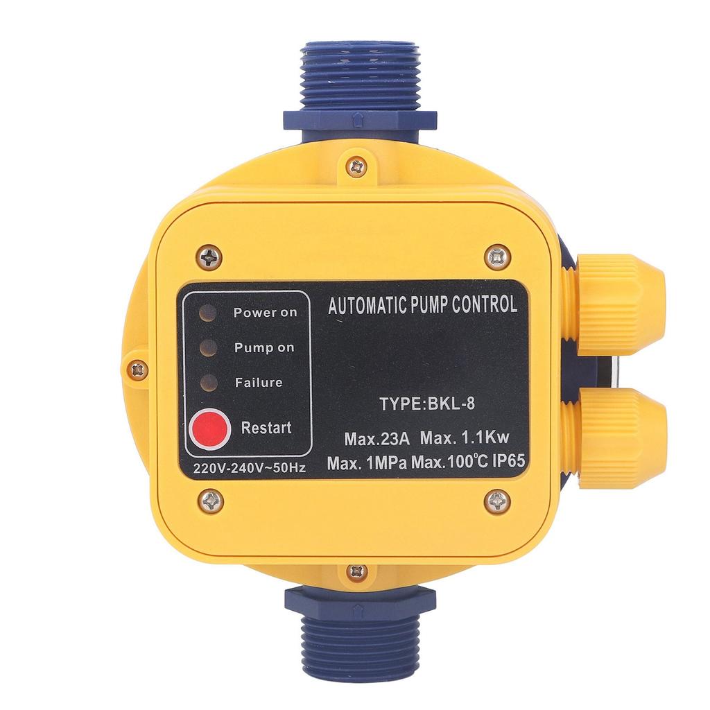 Автоматический контроллер водяного насоса, электронный переключатель давления 145PSI, регулируемая защита от нехватки воды