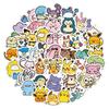 100PCS New Mini Pokémon Stickers: Creative Cartoon Journal Stickers, PVC Waterproof Decals for DIY