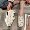 Summer New Large Size Breathable Inner Height Increase Single Shoes Women's Casual One Pedal