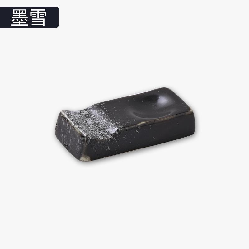 Japanese Tableware Ceramic Chopsticks Holder Household Chopsticks Holder Kiln Spoon Ceramic Table Decorative Chopsticks Pillow