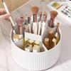 1 шт. Вращающийся на 360° Органайзер для кистей для макияжа Косметический органайзер 5-слотовый Стакан для кистей для макияжа Держатель для хранения на столешнице в ванной Сумка