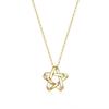 FANCIME 18K Yellow Gold Star Pendant Necklace for 18K Perfect Gift for Gift Wrapping Included Women, Gold, Mother's Day, Christmas, Birthdays,