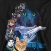 STAR TREK Унисекс взрослый свитшот Feline Galaxy