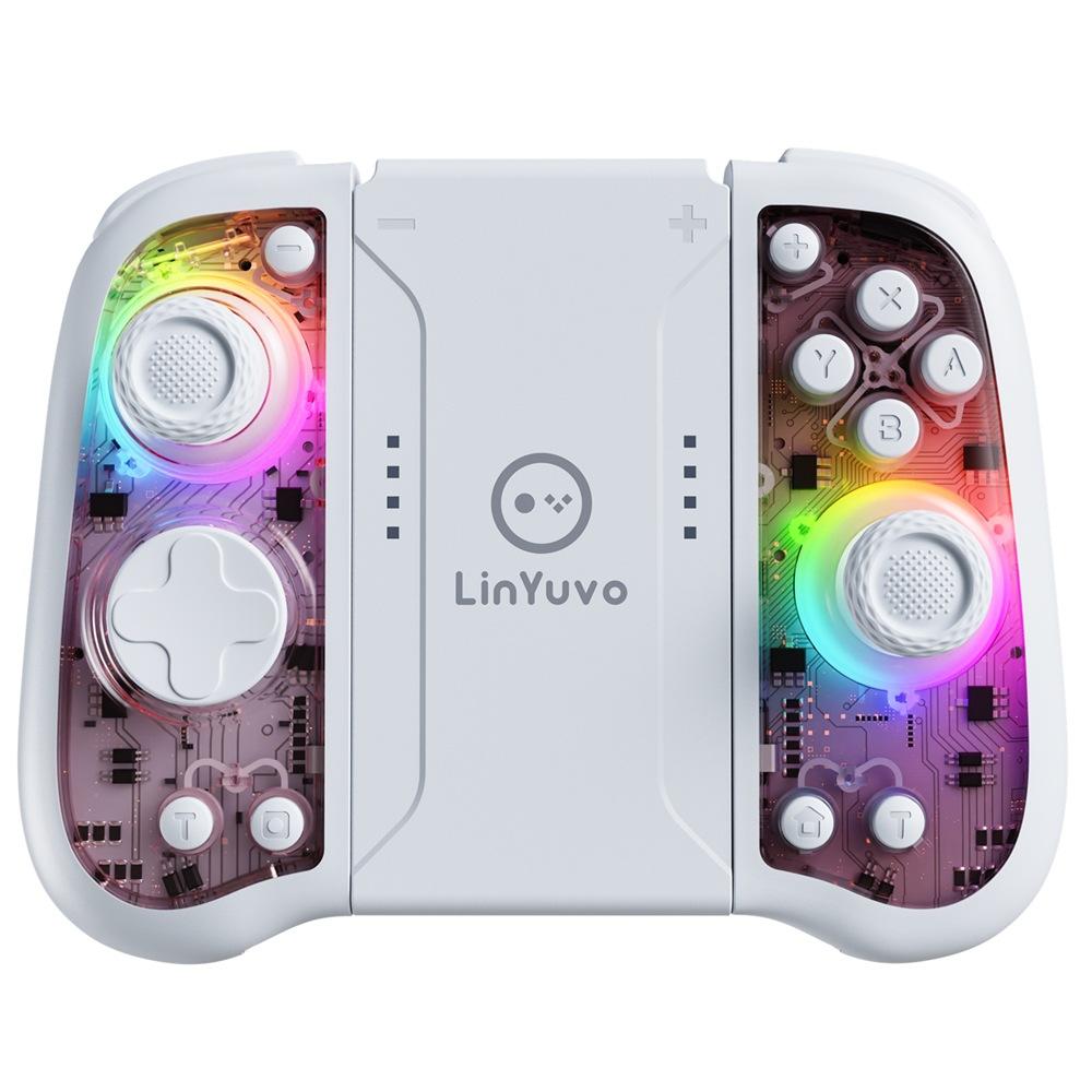 LinYu Voswitch Joy-Con Mechanical Keys KS51 Model Macro Function Wireless Gamepad Motion Sensing for /