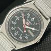 USED VINTAGE SEIKO 5 AUTOMATIC 6309A JAPAN MENS D/D BLACK WATCH 608i-a316911-2 SKU608i-a316911