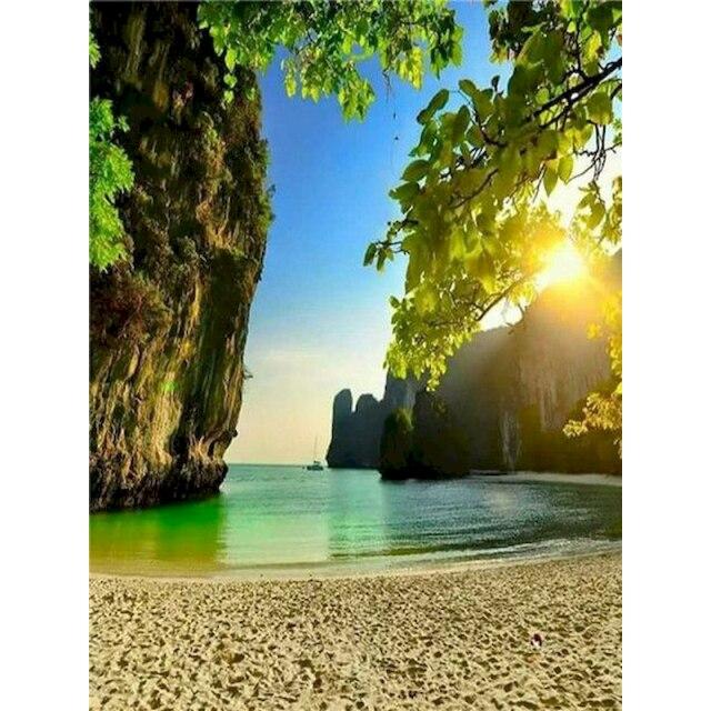 40x50 см Diy картина маслом по номерам садовая живопись по номерам взрослые пейзаж ручная роспись домашний декор подарок настенное искусство