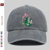 pc Japanese Cherry Blossom And Koi Pattern Printed Baseball Cap Fashion Casual Printed Design Golf Hat Home Leisure Decor Hat