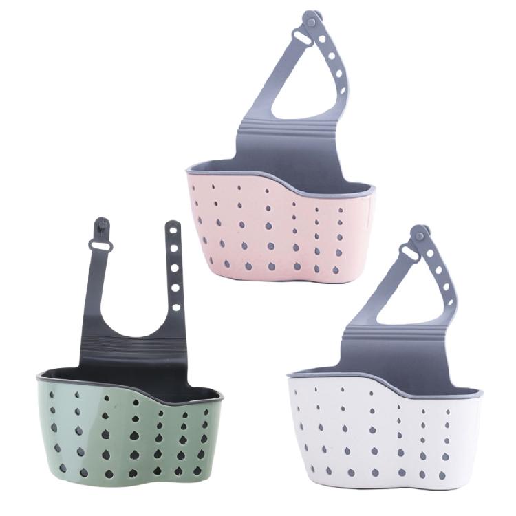 Multi Purpose Kitchen Sink Hanging Basket Hygienic Drain Basket for Kitchen and Bathroom with Adjustable Hanging Designs