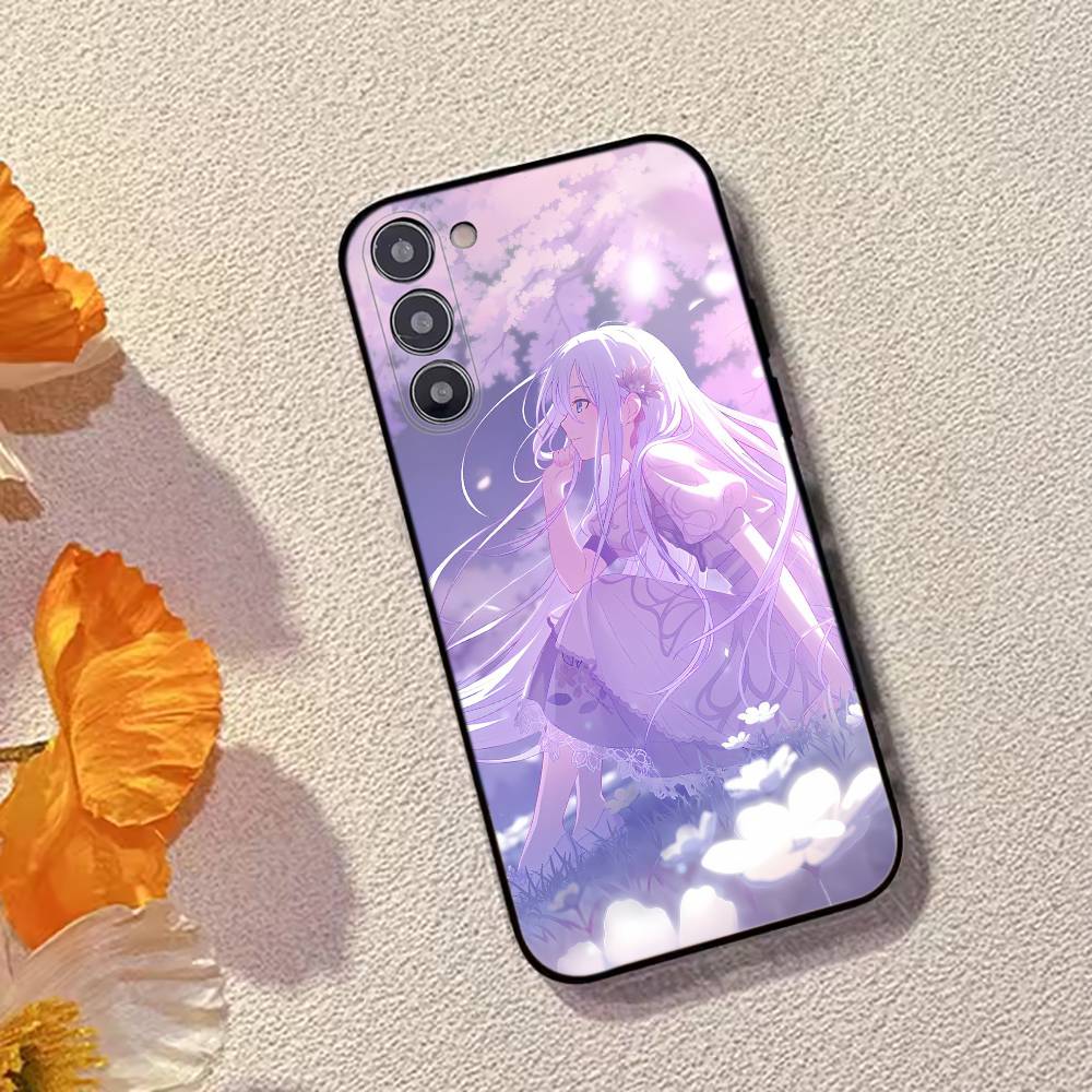 Игровой проект S-SEKAI Y-Yoisaki Kanade Чехол для телефона для Samsung Galaxy A73,A72,A71,A70,A53,A52,A51,Мягкий силиконовый черный чехол