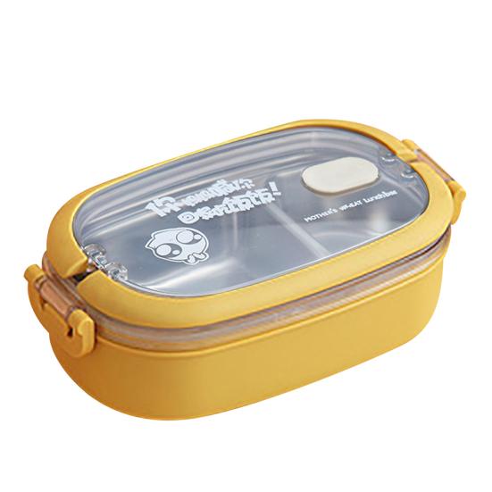 Коробка для завтрака с микроволновой печью, большая емкость, школьный многослойный ланч-бокс из нержавеющей стали