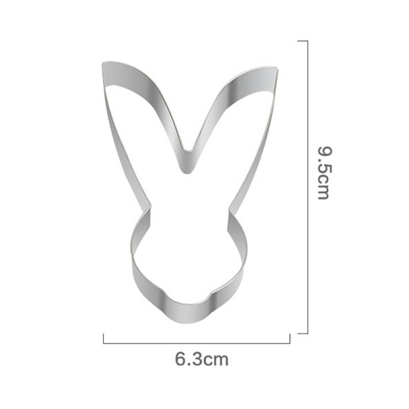 4 шт. 3D кролик куриные яйца Нержавеющая сталь форма для печенья Пасхальный торт украшения Кухня DIY инструменты для выпечки
