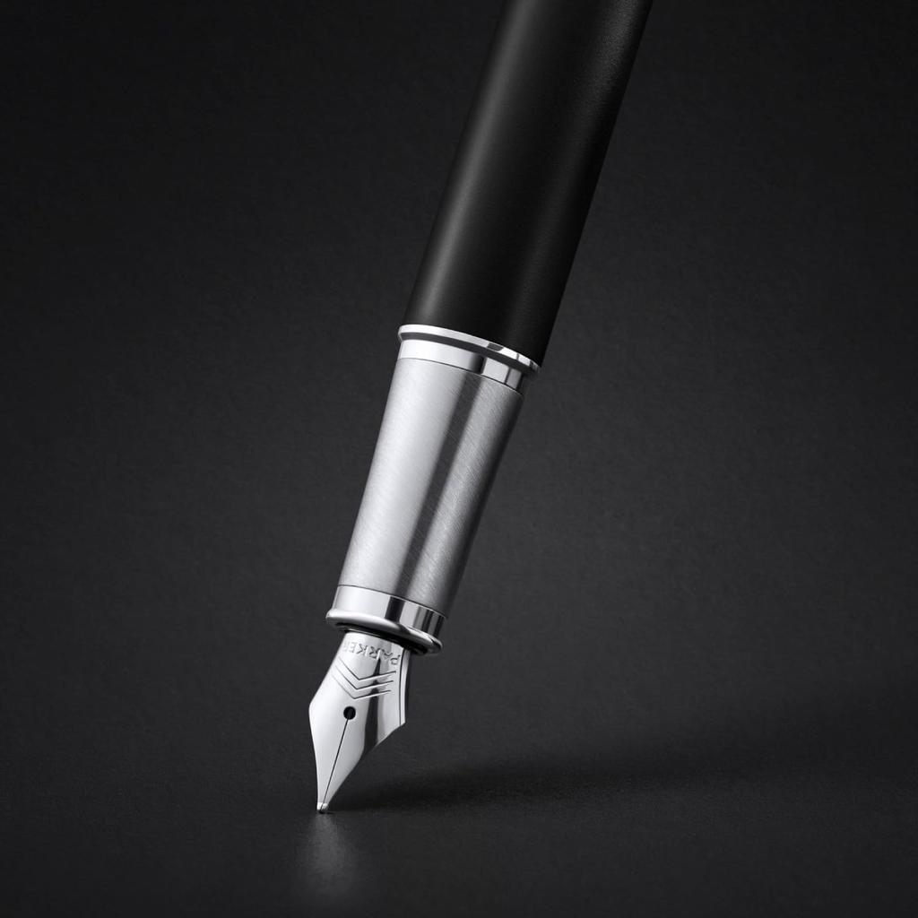 Parker IM Legacy of Flight Special Edition Fountain Pen, Fine Nib, Matte Black, Gift Box