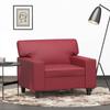 VidaXL Armchair, Relaxation Chair with Cushion, Seat with Armrests and Backrest, Living Room Sofa, Modern, Red 359410
