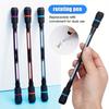Creative Minimalist Rotating Pen, Stress Relieving Pen, Fun Hand Turning Black Water-Based Pen, Multifunctional For Writing
