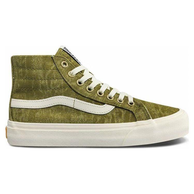 Vans Sk8 38 Vr3 Модные повседневные высокие кеды для скейтборда Унисекс Кроссовки Зеленый Белый VN0A4BX6BD4