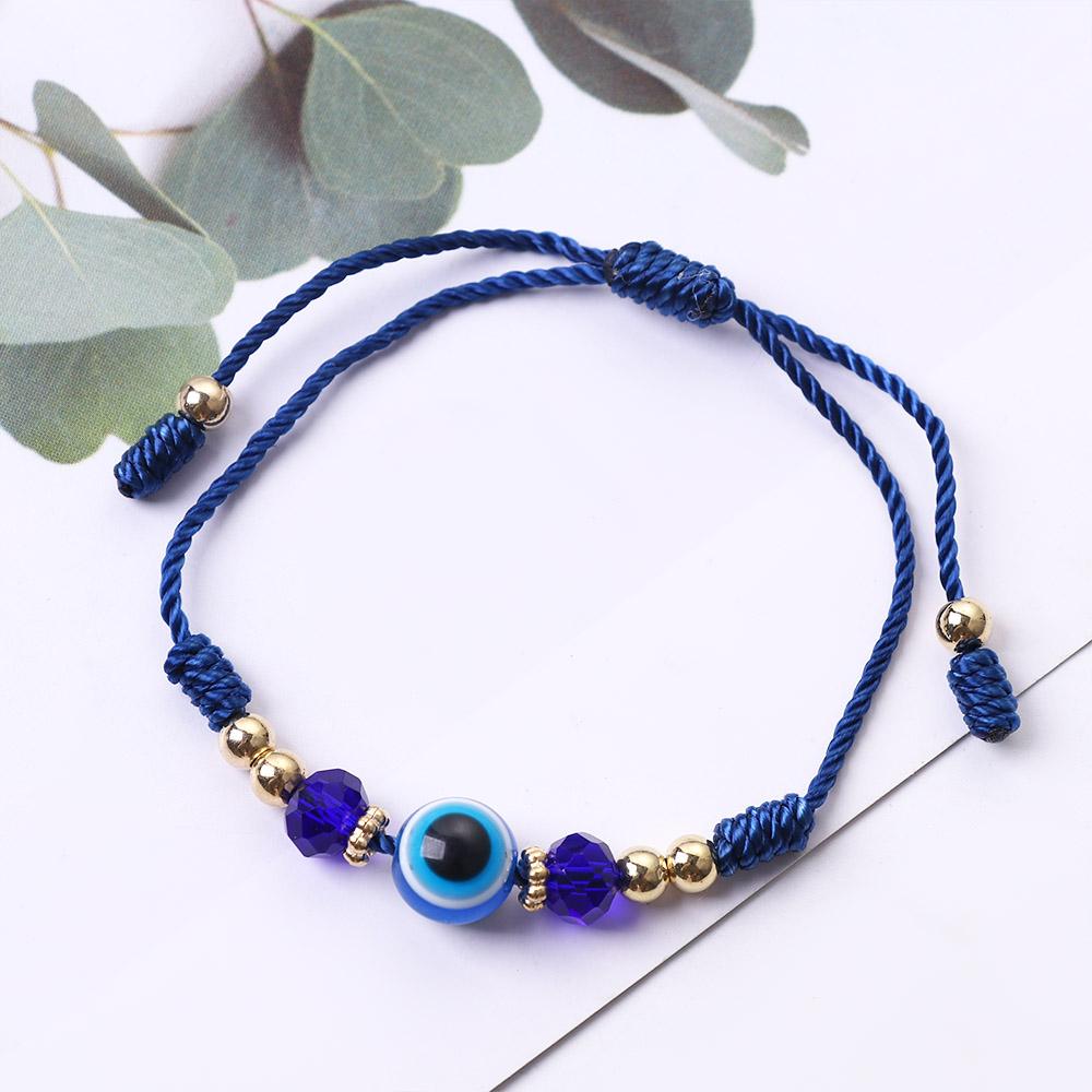 Ручная работа, плетеная веревка для мальчиков и девочек, браслет в виде глаза демона, корейский браслет, парная веревка для рук